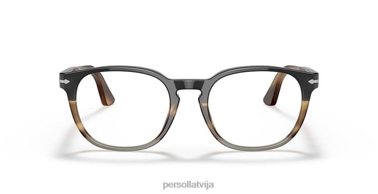 lv Persol po3283v brilles melns gradienta pelēks 2JTZL723