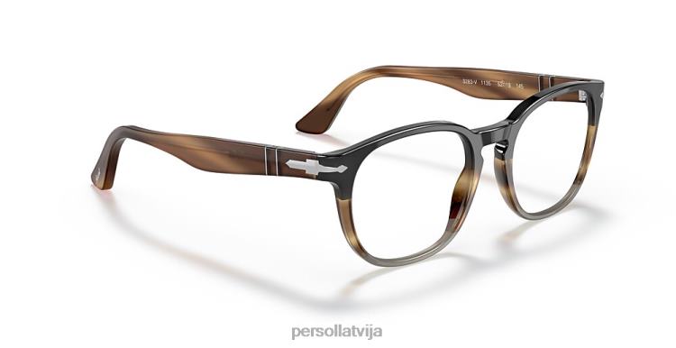 lv Persol po3283v brilles melns gradienta pelēks 2JTZL723
