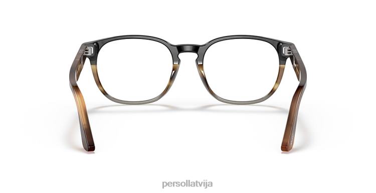 lv Persol po3283v brilles melns gradienta pelēks 2JTZL723