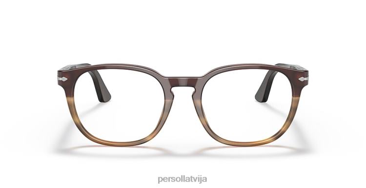 lv Persol po3283v brilles melns gradients brūns 2JTZL722