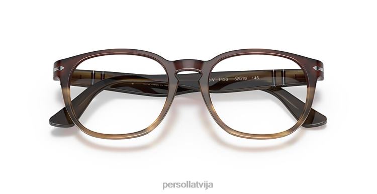 lv Persol po3283v brilles melns gradients brūns 2JTZL722