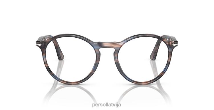 lv Persol po3285v brilles svītrains zils 2JTZL572