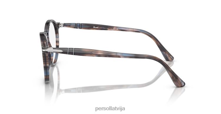 lv Persol po3285v brilles svītrains zils 2JTZL572