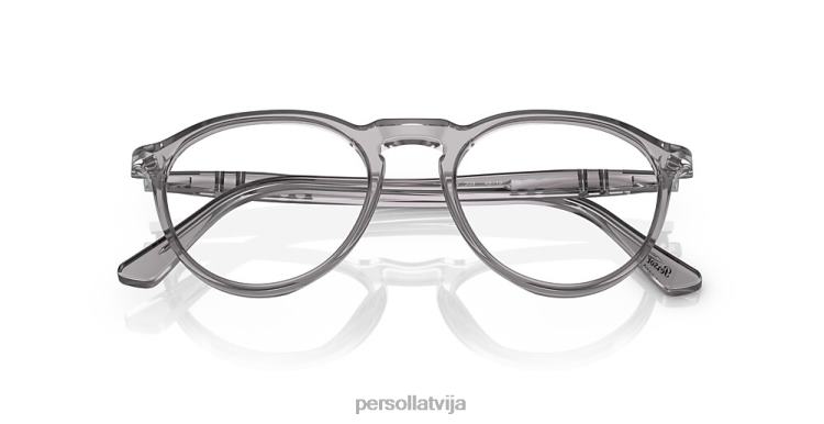 lv Persol po3286v brilles caurspīdīgs pelēks 2JTZL589