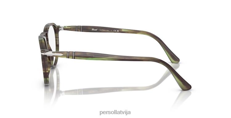 lv Persol po3286v brilles svītrains zaļš 2JTZL596