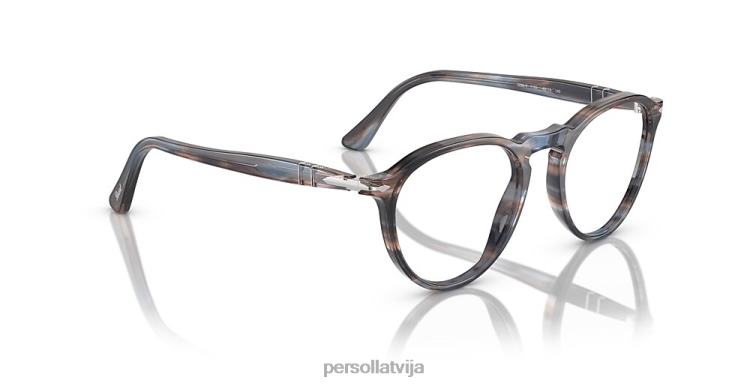 lv Persol po3286v brilles svītrains zils 2JTZL591