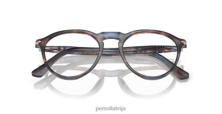 lv Persol po3286v brilles svītrains zils 2JTZL591