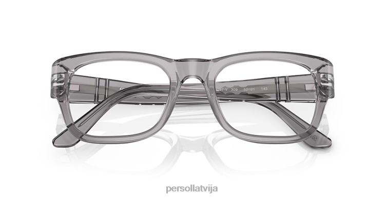lv Persol po3297v brilles caurspīdīgs pelēks 2JTZL530