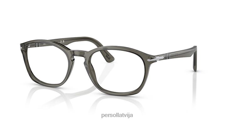 lv Persol po3303v brilles taupe pelēks caurspīdīgs 2JTZL640
