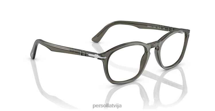 lv Persol po3303v brilles taupe pelēks caurspīdīgs 2JTZL640