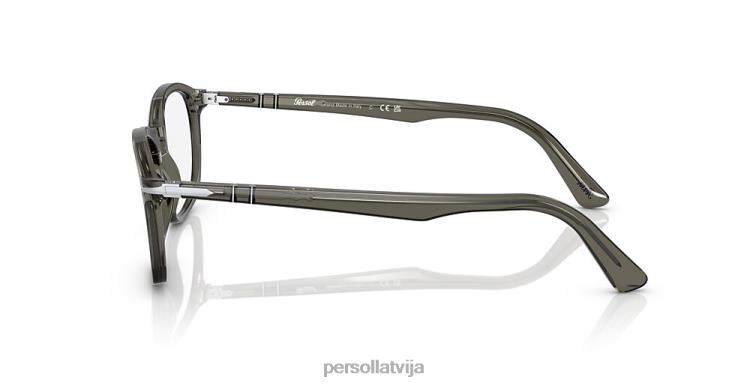 lv Persol po3303v brilles taupe pelēks caurspīdīgs 2JTZL640