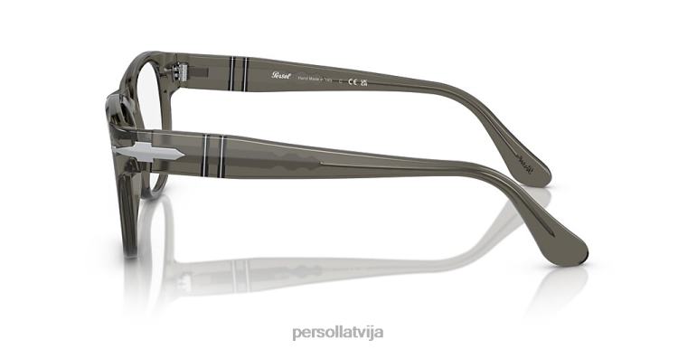 lv Persol po3312v brilles caurspīdīgs taupe pelēks 2JTZL585
