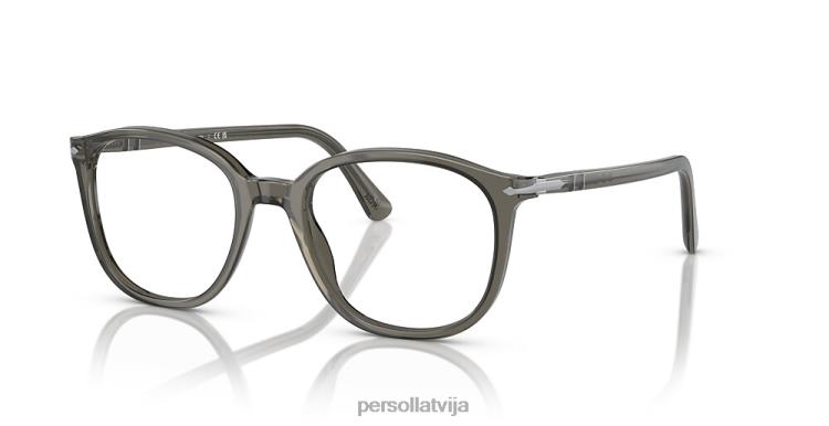 lv Persol po3317v brilles caurspīdīgs taupe pelēks 2JTZL915