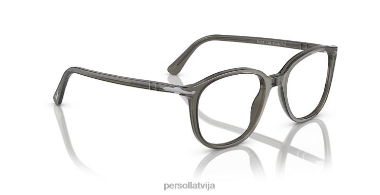 lv Persol po3317v brilles caurspīdīgs taupe pelēks 2JTZL915
