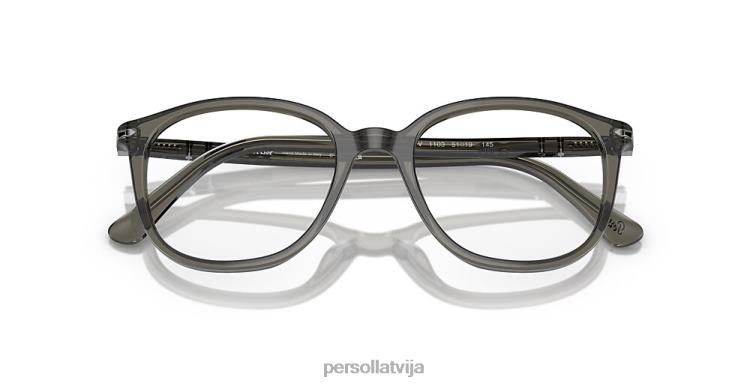 lv Persol po3317v brilles caurspīdīgs taupe pelēks 2JTZL915