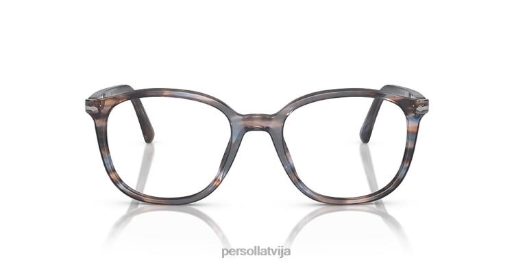 lv Persol po3317v brilles svītrains zils 2JTZL913