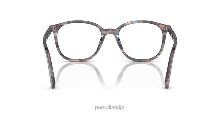 lv Persol po3317v brilles svītrains zils 2JTZL913