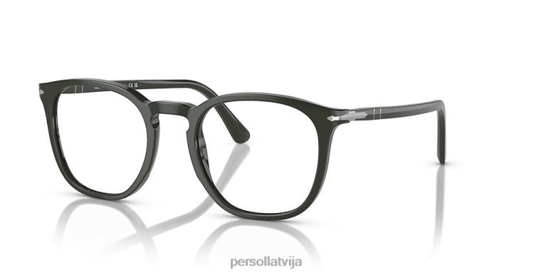 lv Persol po3318v brilles matēts tumši zaļš 2JTZL635