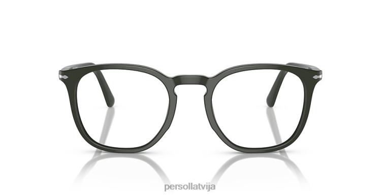 lv Persol po3318v brilles matēts tumši zaļš 2JTZL635