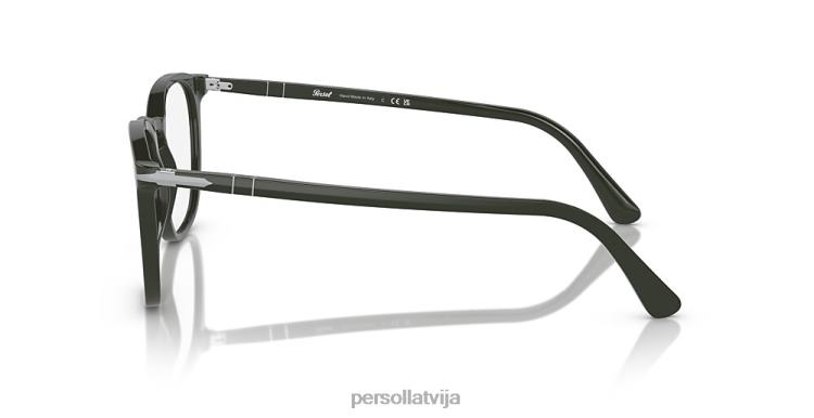 lv Persol po3318v brilles matēts tumši zaļš 2JTZL635