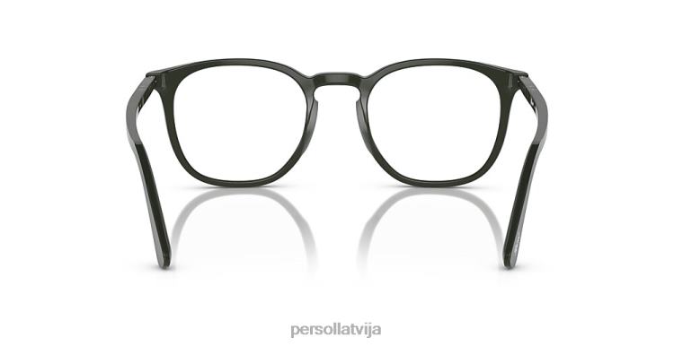 lv Persol po3318v brilles matēts tumši zaļš 2JTZL635
