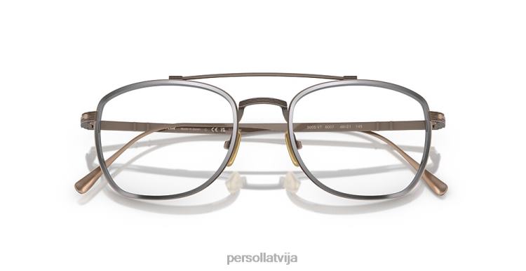 lv Persol po5005vt brilles brūns/gunmetāls 2JTZL704