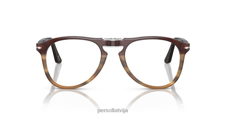lv Persol po9714vm brilles svītraini brūni 2JTZL672