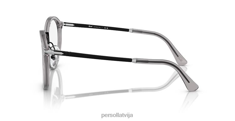 lv Persol po3309v-vico brilles caurspīdīgs pelēks 2JTZL534