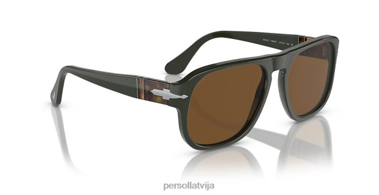 lv Persol po3310s-jean saulesbrilles matēts tumši zaļš 2JTZL59
