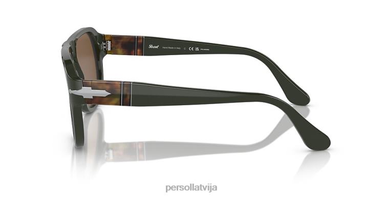 lv Persol po3310s-jean saulesbrilles matēts tumši zaļš 2JTZL59