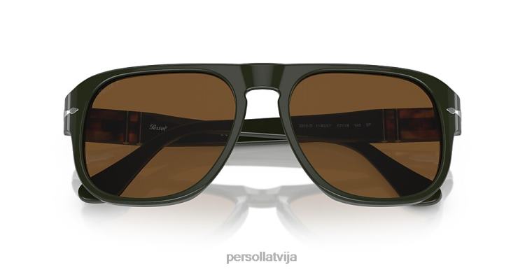 lv Persol po3310s-jean saulesbrilles matēts tumši zaļš 2JTZL59
