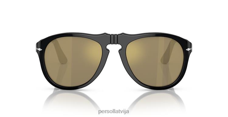 lv Persol 649 - ekskluzīvs saulesbrilles melns 2JTZL207