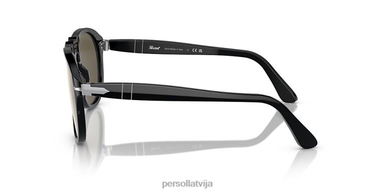 lv Persol 649 - ekskluzīvs saulesbrilles melns 2JTZL207