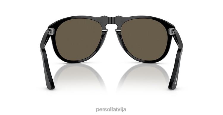 lv Persol 649 - ekskluzīvs saulesbrilles melns 2JTZL207