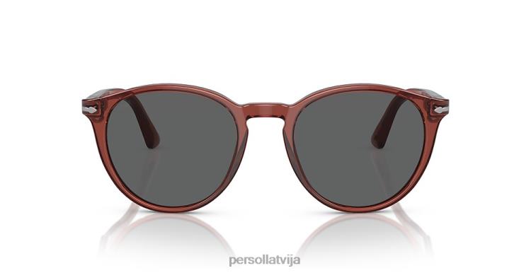 lv Persol po3152s-ekskluzīvs saulesbrilles sarkans sadedzināts caurspīdīgs 2JTZL345
