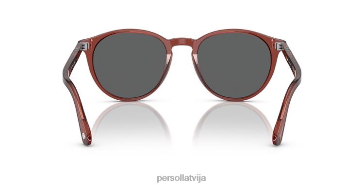lv Persol po3152s-ekskluzīvs saulesbrilles sarkans sadedzināts caurspīdīgs 2JTZL345