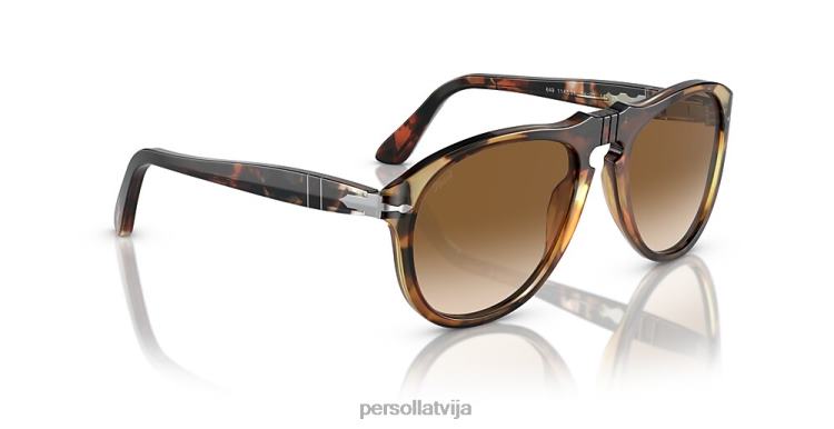 lv Persol jw Andersons saulesbrilles brūni plankumaini pārstrādāti 2JTZL451