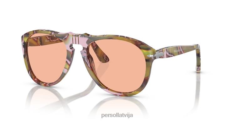 lv Persol jw Andersons saulesbrilles tumši rozā plankumainais pārstrādāts 2JTZL450
