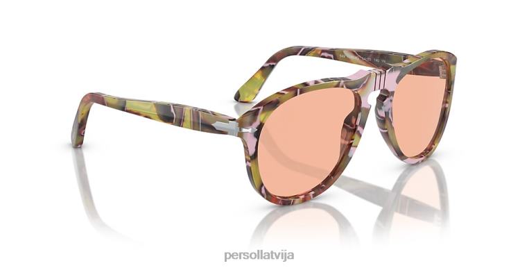 lv Persol jw Andersons saulesbrilles tumši rozā plankumainais pārstrādāts 2JTZL450