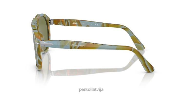 lv Persol jw Andersons saulesbrilles zaļi plankumains pārstrādāts 2JTZL448