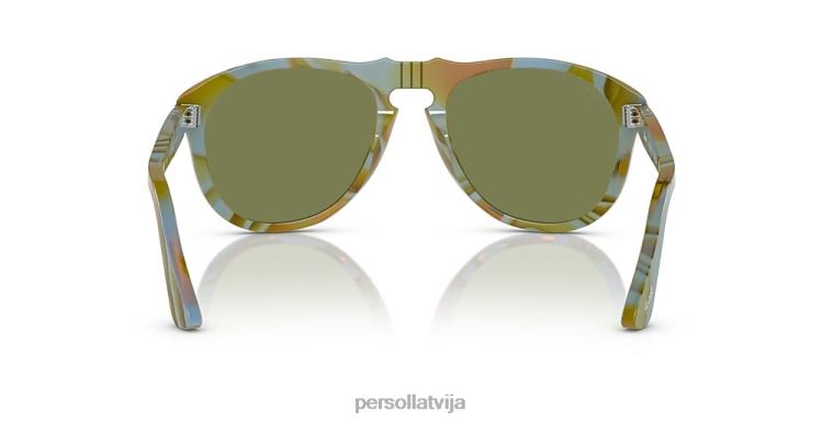 lv Persol jw Andersons saulesbrilles zaļi plankumains pārstrādāts 2JTZL448