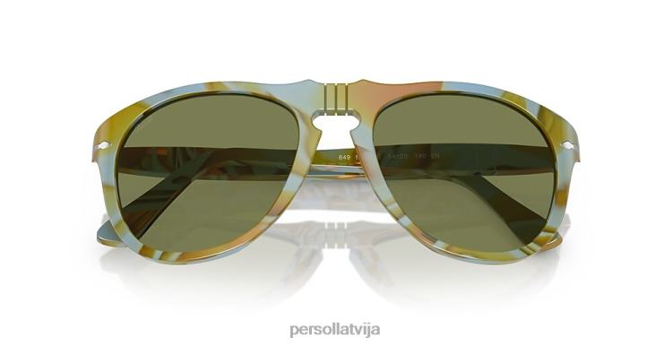 lv Persol jw Andersons saulesbrilles zaļi plankumains pārstrādāts 2JTZL448
