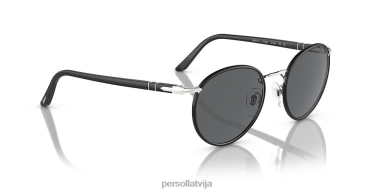 lv Persol po2422sj saulesbrilles sudraba matēts melns 2JTZL257