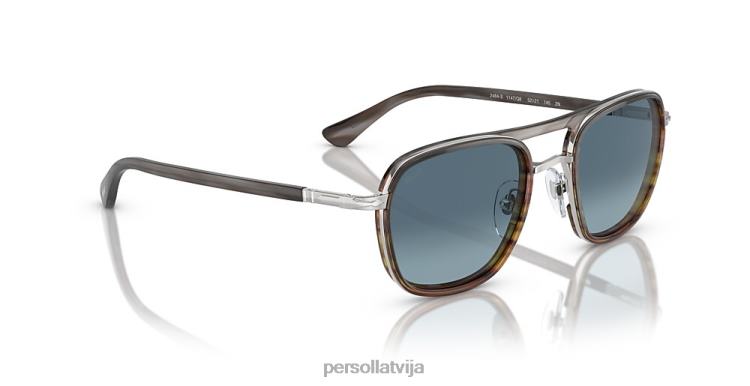 lv Persol po2484s saulesbrilles svītrains pelēks 2JTZL411