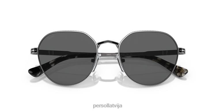 lv Persol po2486s saulesbrilles gunmetāls/melns 2JTZL302