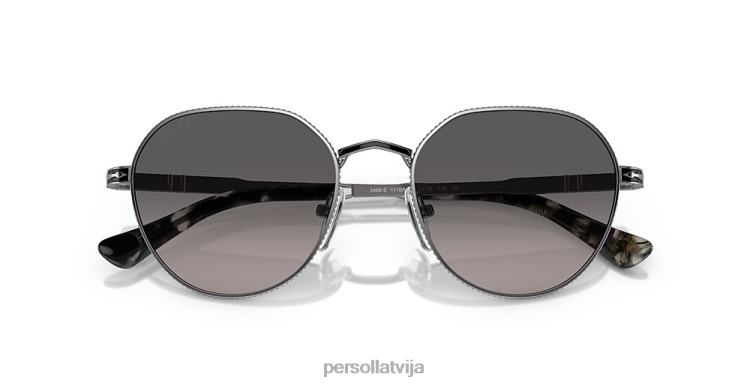 lv Persol po2486s saulesbrilles gunmetāls/melns 2JTZL304
