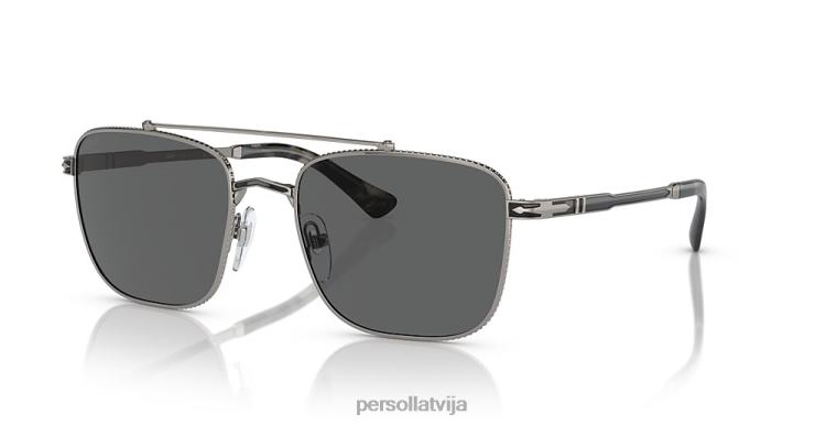 lv Persol po2487s saulesbrilles gunmetāls/melns 2JTZL242