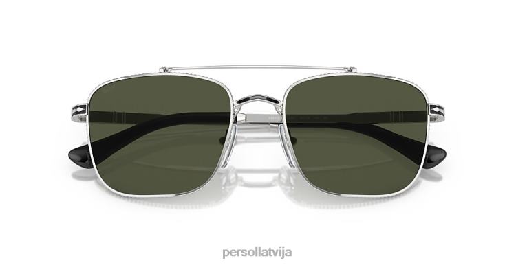 lv Persol po2487s saulesbrilles sudraba/melna 2JTZL244