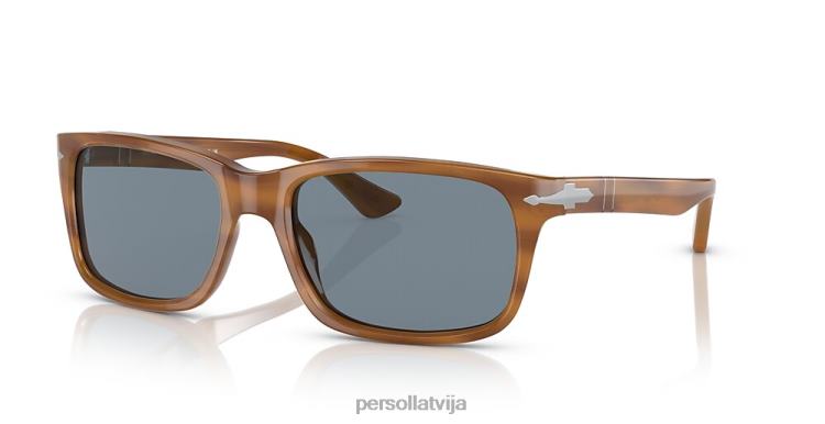 lv Persol po3048s saulesbrilles svītraini brūni 2JTZL126
