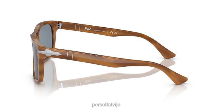 lv Persol po3048s saulesbrilles svītraini brūni 2JTZL126